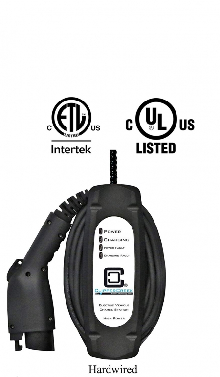 Clippercreek Lcs 30p Plug In 240v 24a Level 2 Ev Charging Station Clippercreek Lcs 20 240v 16 Amp Level 2 Ev Charging Station Hardwired 25 Ft Cable Safety Certified Made In America