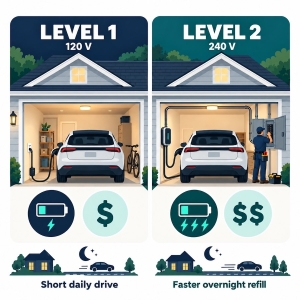 EV Charging: Level 1 vs. Level 2